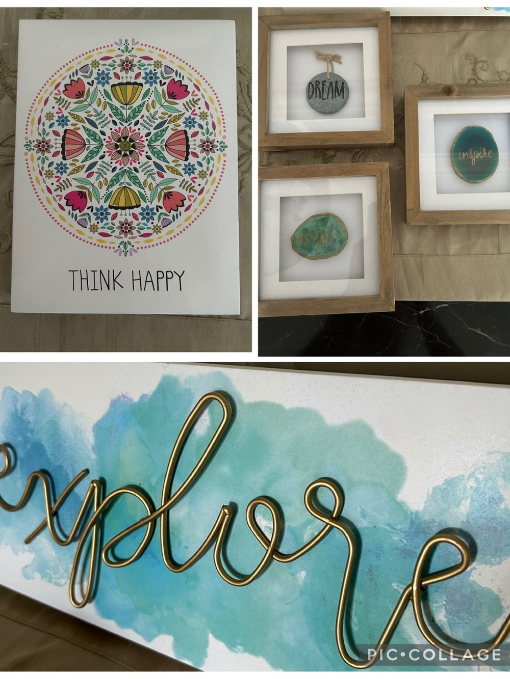 Inspirational wall decor